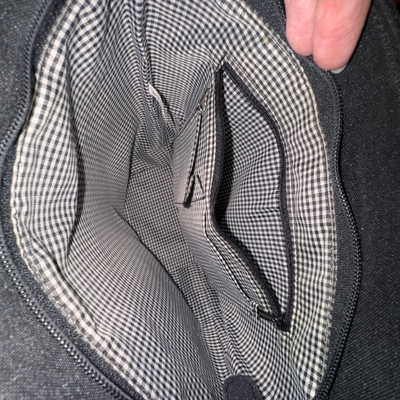 Kate Spade Black purse with Colorful Stripes - Picture 4 of 7